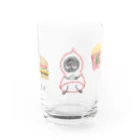 くっつきたがりの満腹 Water Glass :front