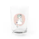 るーく屋のおひつじ座の女の子 Water Glass :front