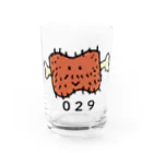 segasworksの笑顔のお肉（ヒッピー） Water Glass :front