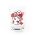 アジサイの織のおすましBunny いちご味 Water Glass :front