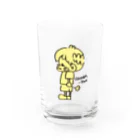 🍮PUDDING🍒プリン🍮のぼくくん ONARA-POO Water Glass :front