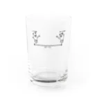 mamezoのソーシャルディスタンス Water Glass :front