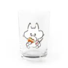 まをぢょっぷのねこ妻まをぢ（ハンバーガー＆ドリンク） Water Glass :front