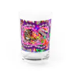 h45m69のゴチャロゴ Water Glass :front