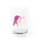 itohidemi.shopのおまじない Water Glass :front