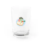 山田オートミールのモーニング Water Glass :front