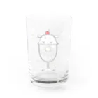 きこのまのクリームソーダに擬態できるグラス（クリア版） Water Glass :front