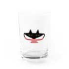 Qumi Nishioのクミン黒ねこ　 Water Glass :front