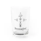 SANKAKU DESIGN STOREの宇宙からの交信。CHANNELING.A 黒 Water Glass :front