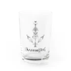 SANKAKU DESIGN STOREの宇宙からの交信。CHANNELING.B 黒 Water Glass :front