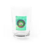 のののの店のまんなかシロツメクサ Water Glass :front