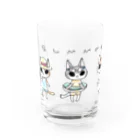 けんち蛍のSUMMERにゃんこ Water Glass :front