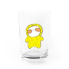 ゴキゲンサンショップのなまけものちゃん（ふーん） Water Glass :front