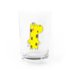 ゴキゲンサンショップのきりんさん Water Glass :front