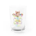 しきみふとしのビスチェ猫 Water Glass :front