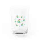 ず！猫の隠れ家🏠のえんぴつ君 Water Glass :front