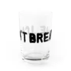 shoppのI CAN'T BREATHE Water Glass :front