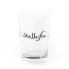 stellafiaのstellafiaロゴグッズ Water Glass :front