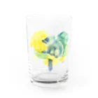 chicacoのクロシロエリマキキツネザル Water Glass :front