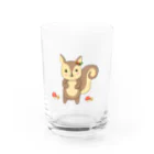 ぱんだ日和のリスちゃん Water Glass :front