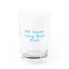 クドームーンの全日本ロングヘアー研究会 オフィシャル Water Glass :front