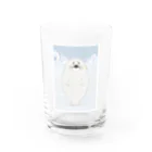 半袖の seal-glass Water Glass :front