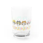 たゆたるのぬこ Water Glass :front