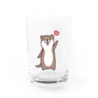 お歯黒🦊のカワウソ【海のシリーズ】 Water Glass :front