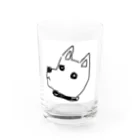 ꧁あふぇくしょん꧂の犬を描いてと言われました。 Water Glass :front