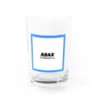 ABAX DIAMOND co.のABAX DIAMOND co.   BLUE logo グラス前面