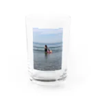 社会奉仕の親子3 Water Glass :front