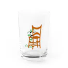 ぐずぐず夫の店のモシャモシャ食う子パンダ Water Glass :front