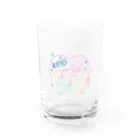 がららんど@Suzuriのネオンハンターがらこ Water Glass :front