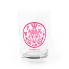 ABAX DIAMOND co.のABAX DIAMOND co. 丸型cute柄 Water Glass :front