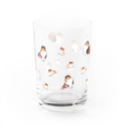 ずっこ（zucco.)のシェルティのおやこ Water Glass :front