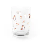 ずっこ（zucco.)のシェルティのおやこ Water Glass :front