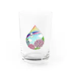 たけのみせの雨上がりの6月 Water Glass :front