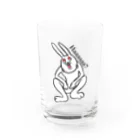 panda_pouRFA5のウサ Water Glass :front