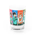 ＊あり＊の虹色創世記のみくさん４にゃんズ(擬人化) Water Glass :front