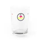 GINAのおみせのアイラブビールグラス Water Glass :front