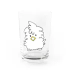 ＋Γ(gamma)のモケちゃん 喜び Water Glass :front