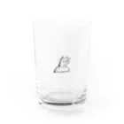 路地と芥子の入稿明けの猫 Water Glass :front