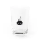 ssmijiのくろねこ Water Glass :front