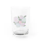 Kagami-mochiのあじさい Water Glass :front