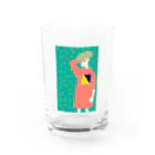 せんのポニテ女 Water Glass :front