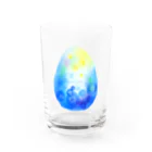 Hi*roomのたまごの中のふわふわミズクラゲ Water Glass :front