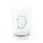 ハナミズキフォント_誕生・結婚・出産祝いのmini_D Water Glass :front