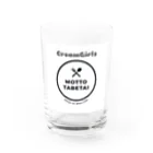 CreamGirlsのMOTTO TABETAI Water Glass :front