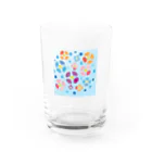 しづくの涼しげな夏の花 Water Glass :front