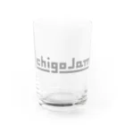 福野泰介のIchigoJamグッズ（グレー） Water Glass :front